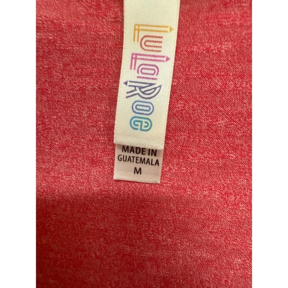 Lularoe Watermelon Green Perfect Tee Size Medium Oversized Scoop Neck - Picture 4 of 6